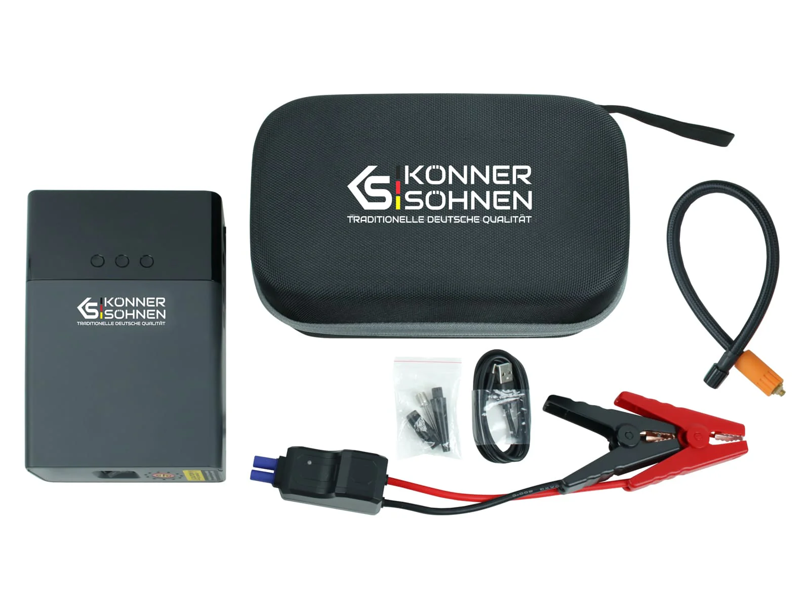 Redresor auto cu compresor Konner & Sohnen KS JSP-1200, baterie 14000 mAh, curent max. 1200 A [3]