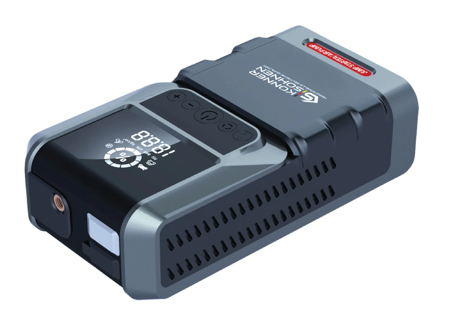 Redresor auto cu compresor Konner & Sohnen KS JSP-1300, baterie 16000 mAh, curent max. 1300 A [2]