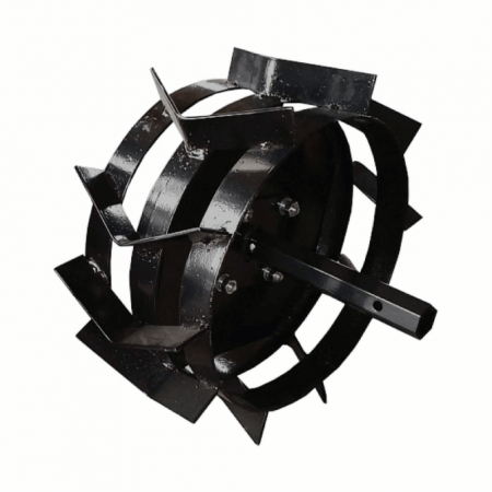 Accesorii motosape si motocultoare - Roata metalica Bisonte 4.00-8", manicot hexagon 23 mm
