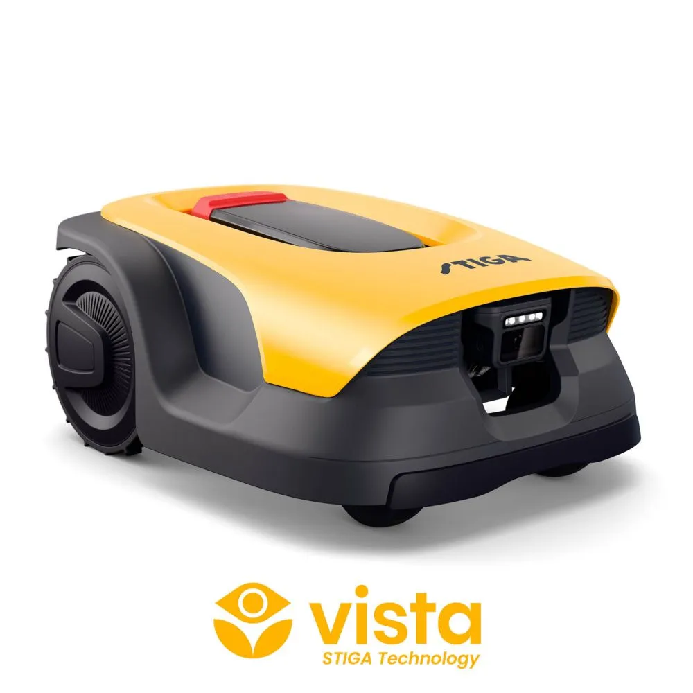 Masini de tuns iarba si accesorii - Robot de tuns gazon autonom cu tehnologie Stiga Vista A 10v, baterie 2.5 Ah, max. 1000 mp