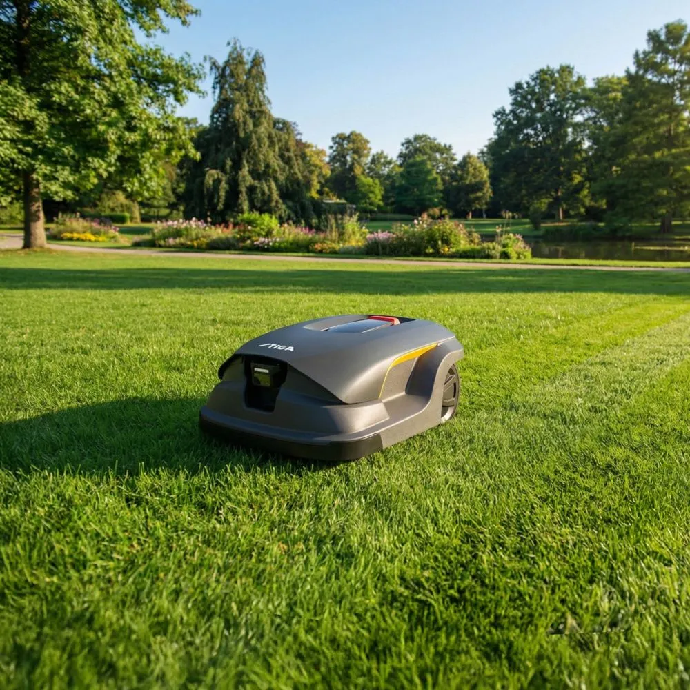 Robot de tuns gazon autonom cu tehnologie Stiga Vista A 140v, baterie 14 Ah, max. 14000 mp [10]