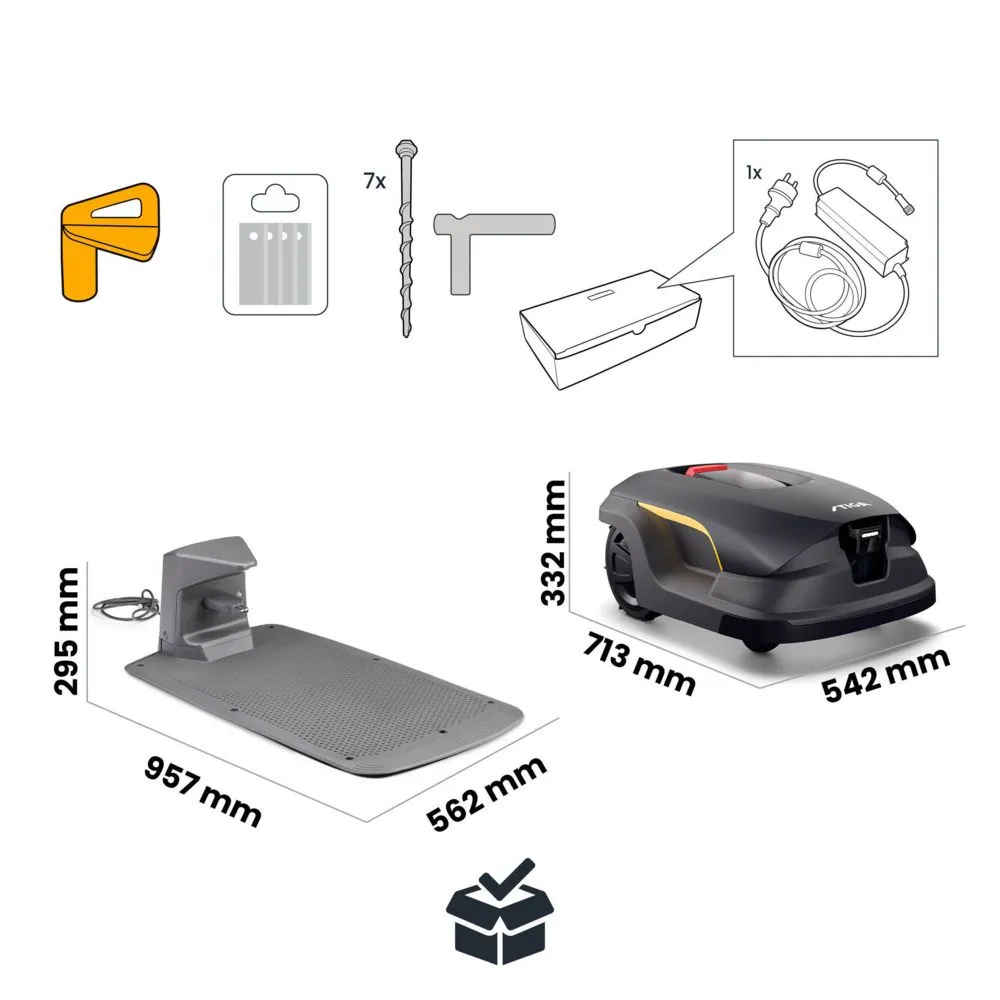 Robot de tuns gazon autonom cu tehnologie Stiga Vista A 50v, baterie 10 Ah, max. 5000 mp [9]