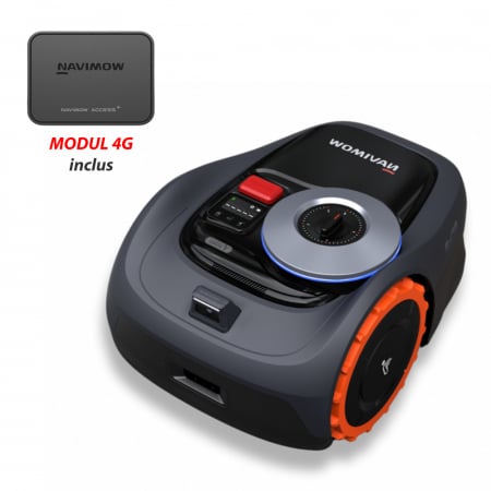 Casă și Grădină - Robot de tuns gazon, fara fir perimetral, Segway NAVIMOW i108E + Modul 4G, 800 mp
