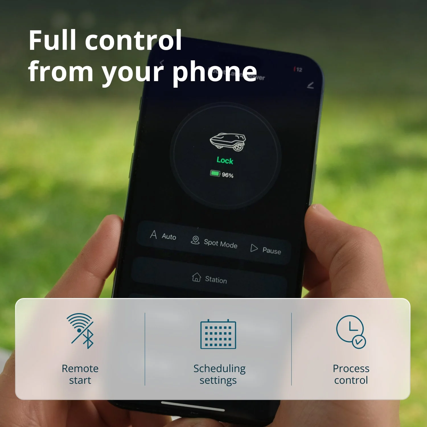 Robot de tuns gazon Konner & Sohnen KS 22RLM, 20V, 4Ah, 22 cm, 25-65 mm, 900 mp, Bluetooth, Wi-Fi [2]