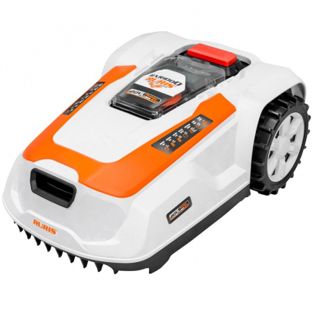 Robot de tuns gazon Ruris RXR1000, 20V, 5Ah, latime de taiere 220 mm, suprafata max. 1000 mp [11]