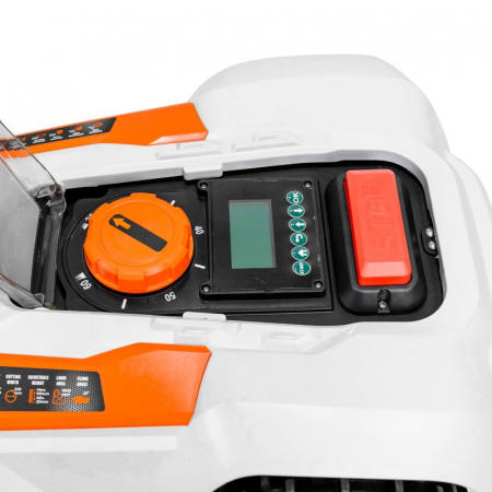 Robot de tuns gazon Ruris RXR1000, 20V, 5Ah, latime de taiere 220 mm, suprafata max. 1000 mp [5]