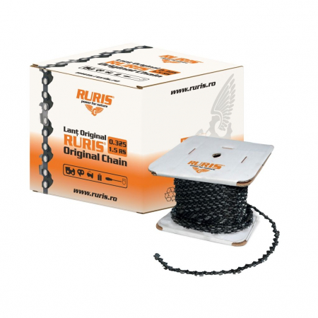 Accesorii fierastraie cu lant - Rola lant drujba / motofierastrau Ruris 1.5 mm, .325" RS, 920 dinti