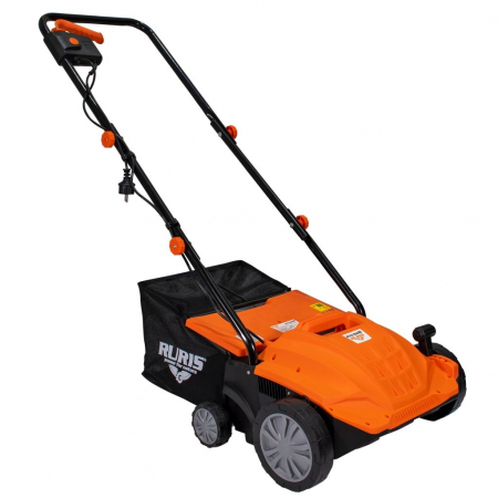 Scarificatoare, Aeratoare - Scarificator si aerator gazon electric Ruris RXE888, 1500 W, 32 cm, 30 L