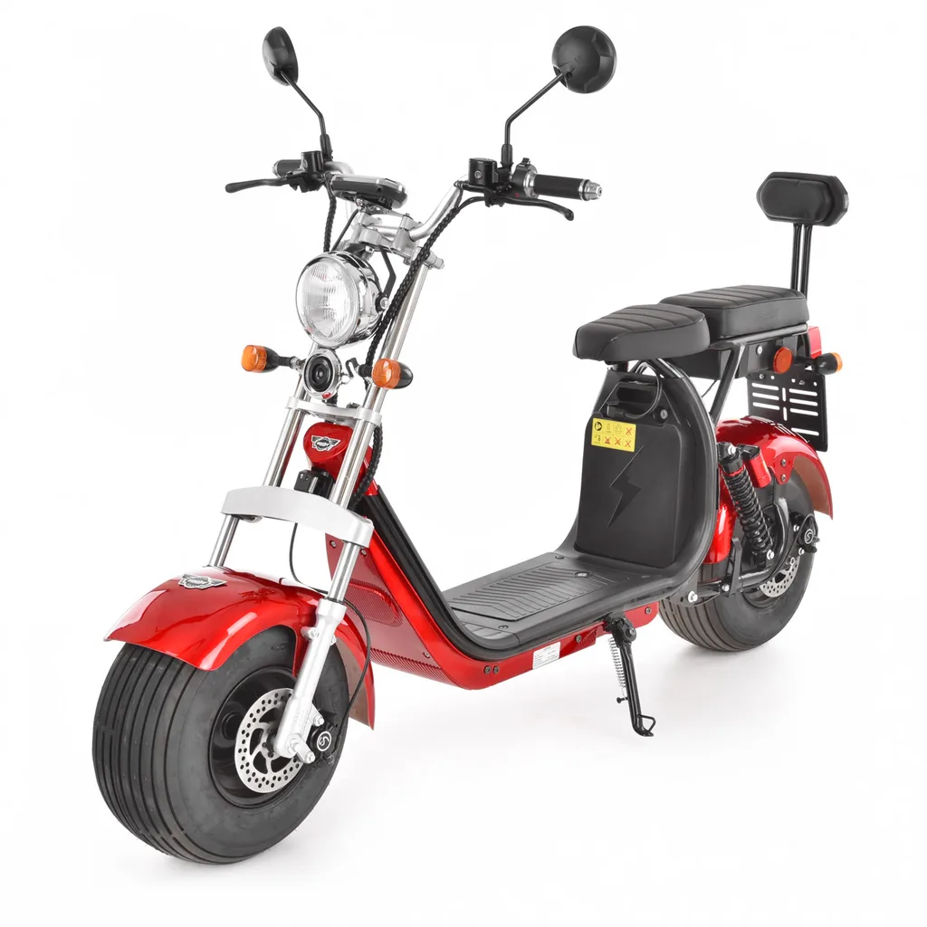 Scutere electrice - Scuter electric HECHT COCIS, 1500 W, 60V, 20Ah, viteza maxima 45 km/h, autonomie 60 km, omologat COC