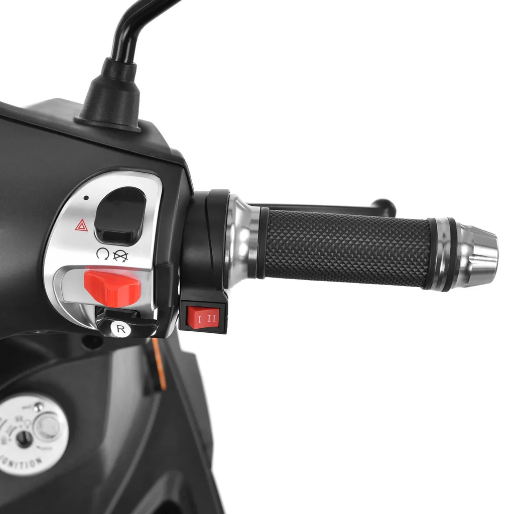 Scuter electric HECHT EQUIS, 3000 W, 72V, 20Ah, viteza maxima 45 km/h, autonomie 60 km, omologat COC [12]