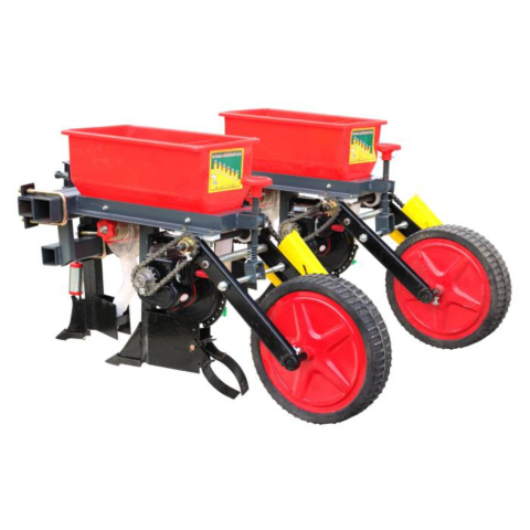 Semanatoare cu 2 randuri cereale, legume, pentru mini tractor ProGARDEN Campo T12, T18, latime de lucru 65 cm [1]