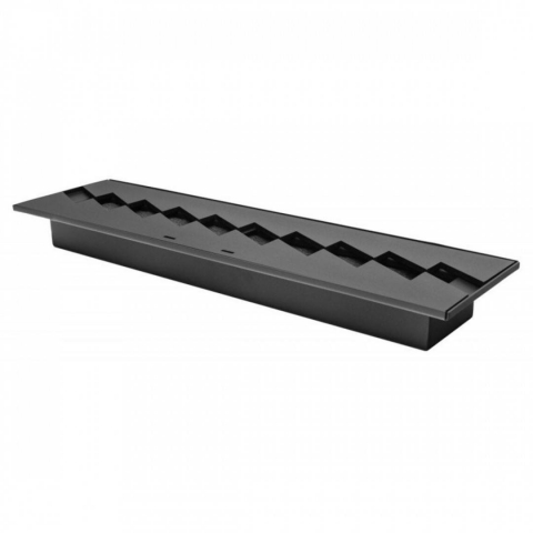 Semineu / Arzator incastrabil, Bioetanol, 487 x 151 x 75 mm, Otel, Negru, pentru Interior/Exterior [3]