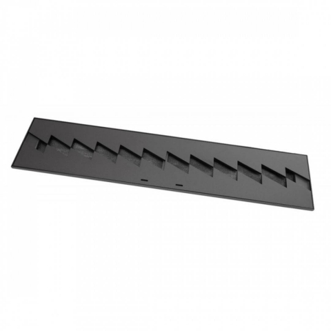 Semineu / Arzator incastrabil, Bioetanol, 730 x 150 x 75 mm, Otel, Negru, pentru Interior/Exterior [2]