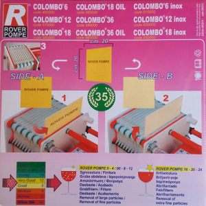 Placi filtrante 20x20 cm ROVER 4, degrosare medie, set 25 buc [1]