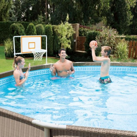 Gradina & Terasa - Set de joaca baschet pentru piscine cu cadru metalic Summer Waves