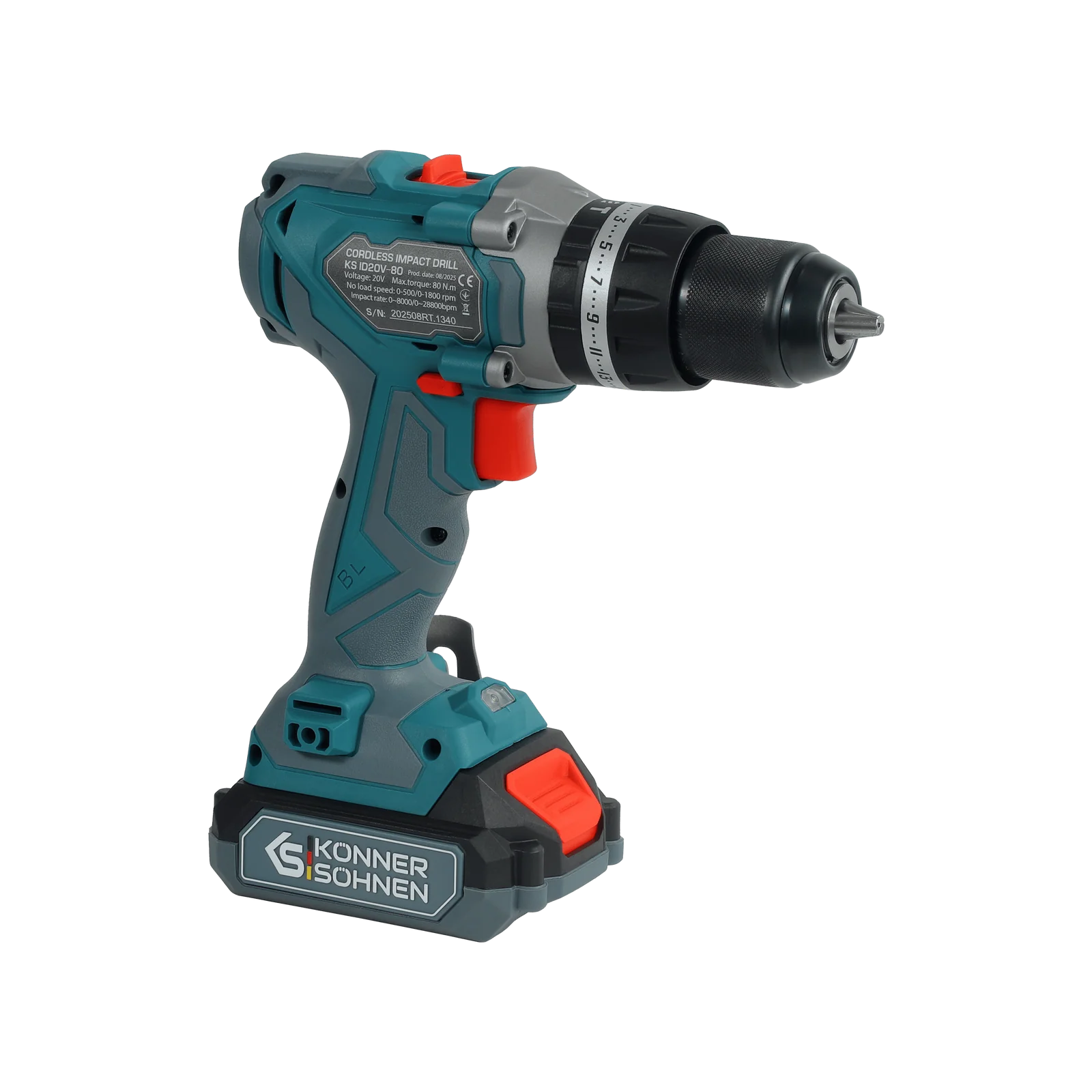 Set Master 2-in-1 fara fir Konner & Sohnen KS IDISD 20V SET 2, 20V, 2 acumulatori 2Ah [8]