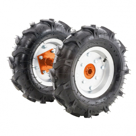 Agricultura - Set roti cauciuc Ruris TS 103, 4.00-10", manicot hexagon 23 mm
