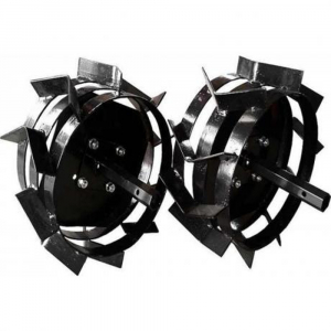 Accesorii motosape si motocultoare - Set roti metalice Media Line, 400 mm, manicot hexagon 32 mm