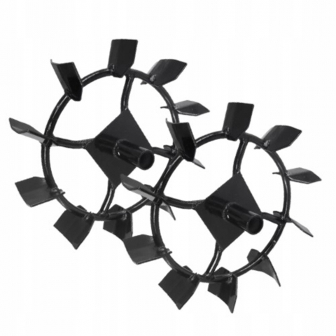 Agricultura - Set roti metalice HECHT 000750, pentru motocultor HECHT 750, 350 mm