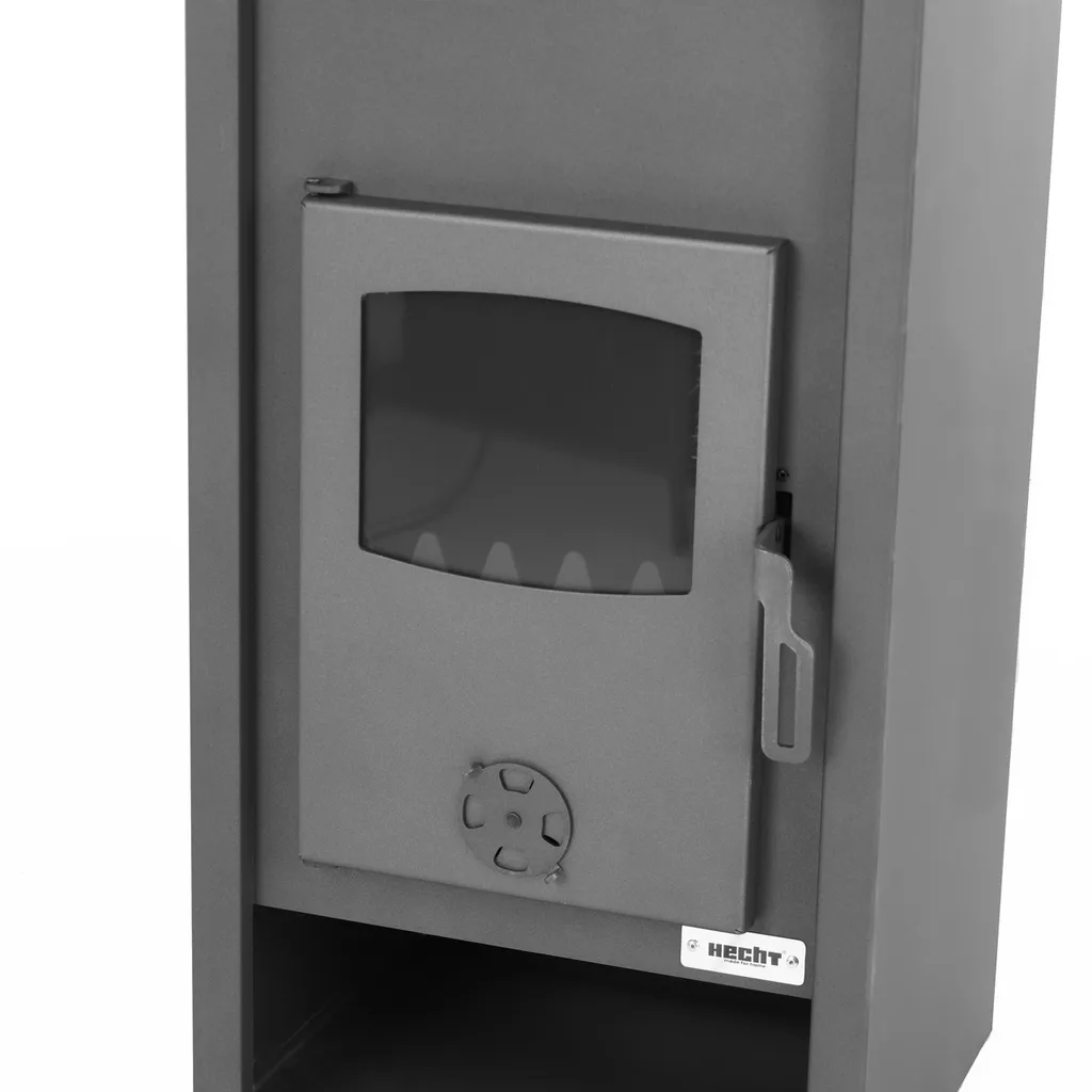Soba semineu pe lemne, cu schimbator de caldura HECHT PRECIS, putere 13.1 kW [1]