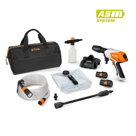 Casa si Gradina - Aparat de spalat cu presiune cu acumulator Stihl RCA 20 SET, 10.8V, 230 l/h, 24 bar (cu AS 2 si AL 1)