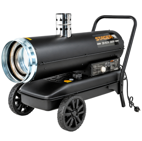Aeroterme pe motorina - Stager H170 Tun de aer cald, ardere indirecta, 50kW, 230V, 23mc