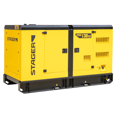 Stager YDSD138S3 Generator insonorizat 138kVA, 180A, 1500rpm, trifazat, diesel [1]