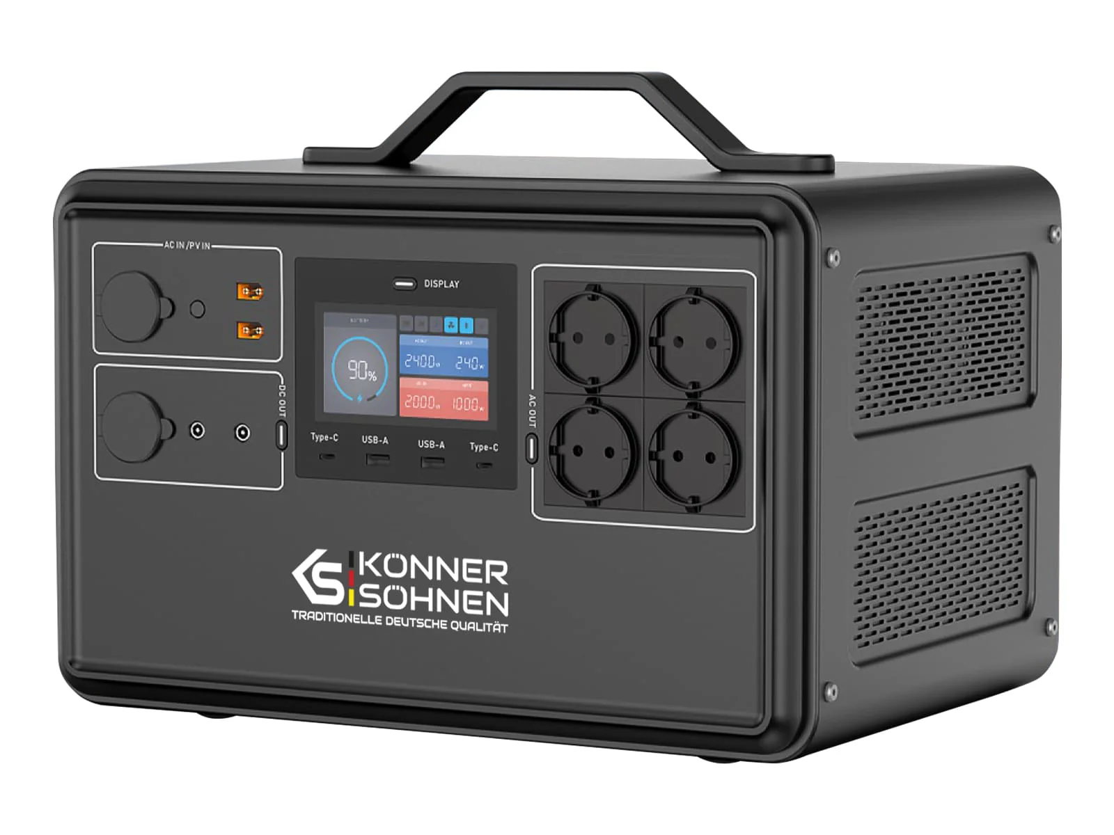 Statie de incarcare portabila Konner & Sohnen KS 2400PS, 2400 W, baterie LifePO4 50 Ah / 2240 Wh [10]