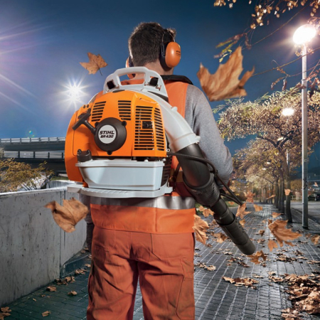 Suflanta frunze Stihl BR 430, 3.9 CP, 63.3 cmc, benzina, 2 timpi, 1300 mc/h [4]