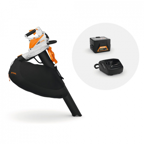 Suflanta si aspirator cu tocator frunze Stihl SHA 56, 36V, 510 mc/h, 40 L [1]