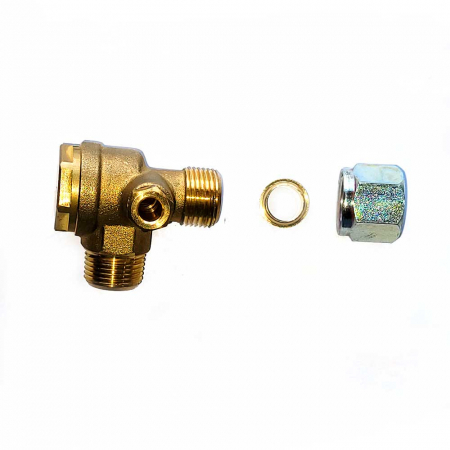 Supapa de sens pentru compresor de aer 3/8"M - 3/8"M, Nuair [1]