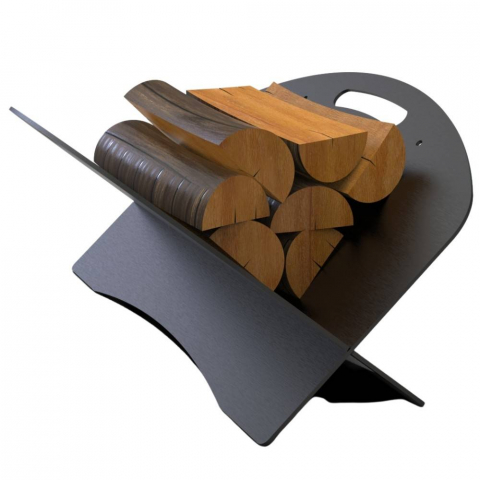 Accesorii sobe & seminee - Suport pentru lemne, Krodesign KRO-1146, dimensiune 300 x 580 x 480 mm
