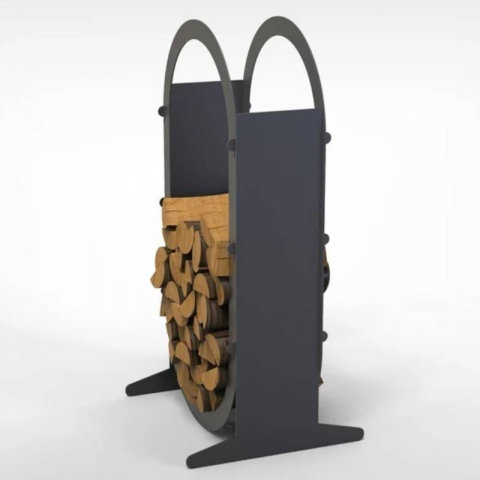 Suport pentru lemne, Krodesign KRO-1153, dimensiune 1100 x 550 x 230 mm [3]