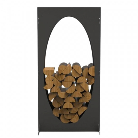Suport pentru lemne, Krodesign Oval KRO-1155, dimensiune 1100 x 550 x 230 mm [1]