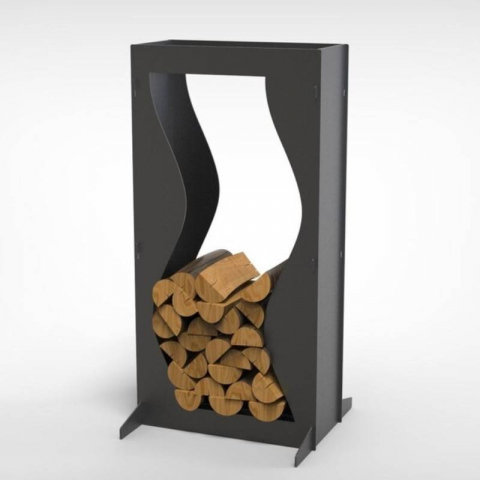 Suport pentru lemne, Krodesign Wave KRO-1154, dimensiune 1100 x 550 x 230 mm [2]