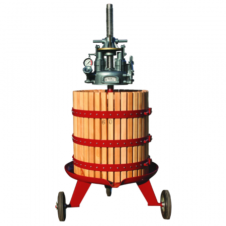 Vinificatie & Distilare - Teasc / Presa de struguri cu actionare manuala si sistem hidraulic BCM