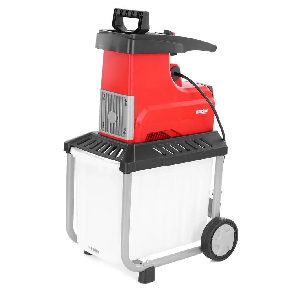 Casa si Gradina - Tocator de crengi cu cilindri, electric HECHT 6300 XL SILENT, motor inductie 3000 W, Ø max. 45 mm, colector 60 L