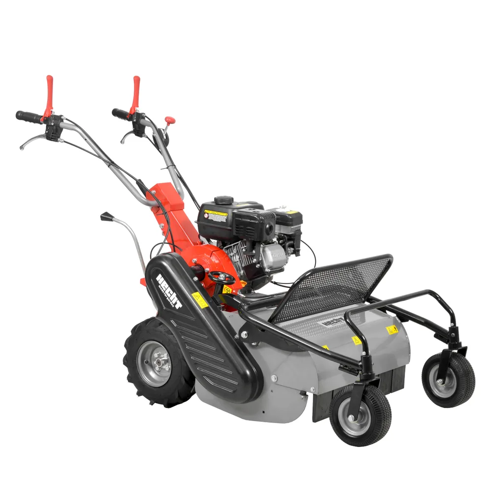 Utilaje pentru gradina si accesorii - Tocator de vegetatie autopropulsat HECHT 5812, 8 CP, benzina, 3+1 viteze, 60 cm