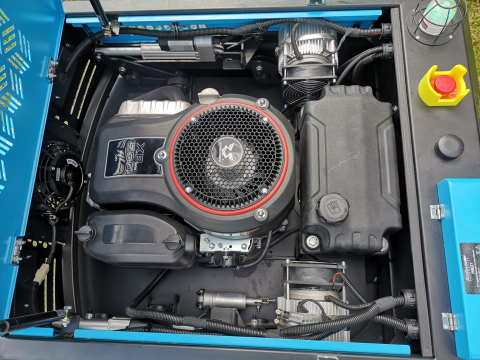 Tocator de vegetatie hibrid cu telecomanda Archer HM27, motor benzina Loncin 15.4 CP, latime lucru 685 mm, baterie 28V [21]