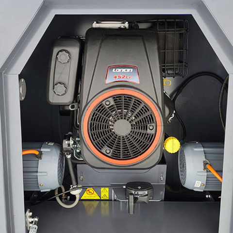 Tocator de vegetatie hibrid cu telecomanda Red Mountain, motor benzina Loncin 11.3 CP, latime lucru 787 mm, baterie 24V [10]