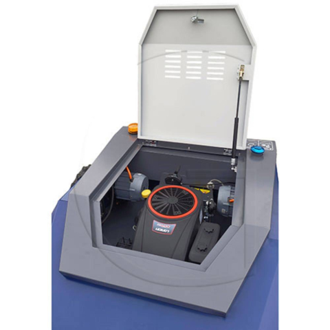 Tocator de vegetatie hibrid cu telecomanda Red Mountain, motor benzina Loncin 11.3 CP, latime lucru 787 mm, baterie 24V [7]