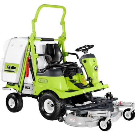 Tractorase de tuns gazon - Tractoras de tuns iarba cu masa frontala Grillo FD 450, 18 CP, benzina, 113 cm, cos 450 L