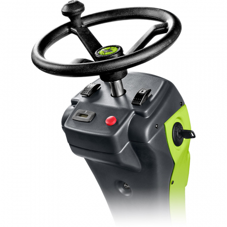 Tractoras de tuns iarba cu masa frontala Grillo FD 450, 18 CP, benzina, 113 cm, cos 450 L [8]