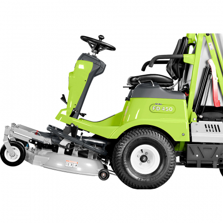 Tractoras de tuns iarba cu masa frontala Grillo FD 450, 18 CP, benzina, 113 cm, cos 450 L [6]