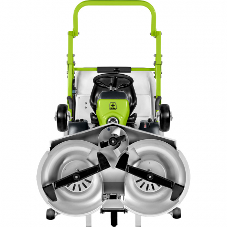 Tractoras de tuns iarba cu masa frontala Grillo FD 450, 18 CP, benzina, 113 cm, cos 450 L [1]
