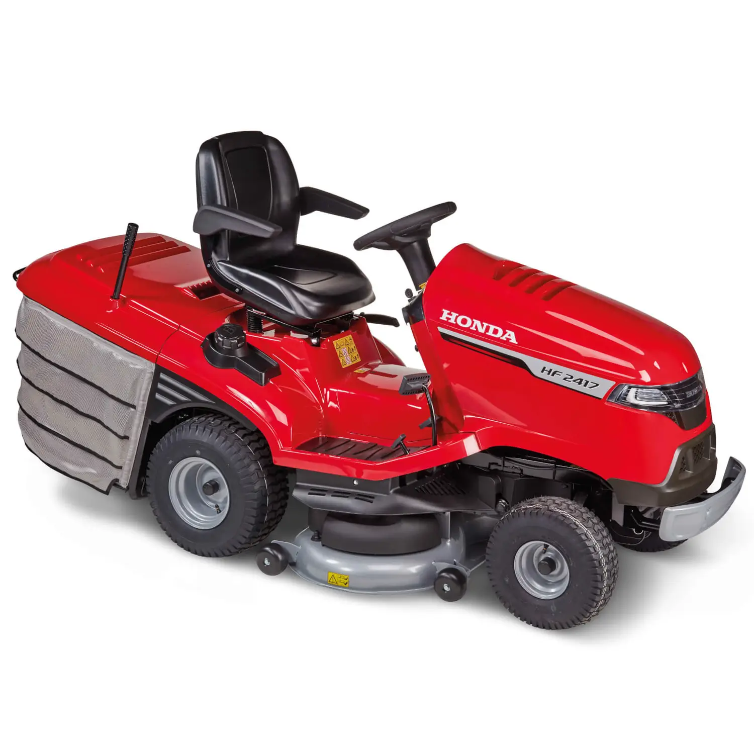 Casă și Grădină - Tractoras de tuns gazon Honda HF 2417 K5 HME, 13.19 CP, benzina, 102 cm, cos 300 L, transmisie hidrostatica, mulching Versamow, cruise control