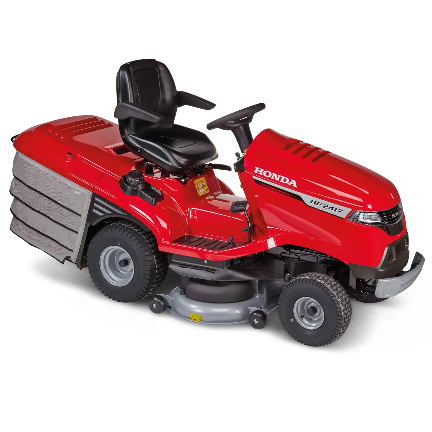 Casă și Grădină - Tractoras de tuns gazon Honda HF 2417 K5 HTE, 13.19 CP, benzina, 102 cm, cos 300 L, transmisie hidrostatica, mulching Versamow, cruise control, descarcare electrica cos