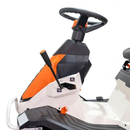 Tractoras de tuns gazon Ruris RX PILOT 002H, 9.5 CP, benzina, 65 cm, 150 L [4]
