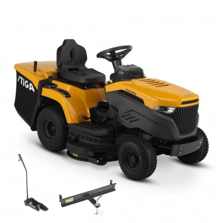 Casa si Gradina - Tractoras de tuns gazon STIGA ESTATE 598 W, 14 CP, benzina, 98 cm, cos 240 L