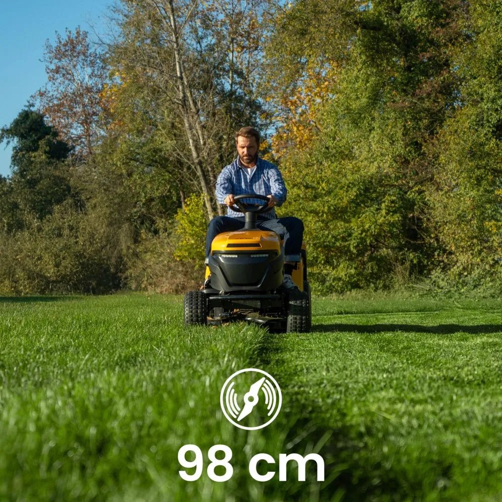 Tractoras de tuns gazon STIGA ESTATE 598e, acumulator Li-Ion 56V, 40Ah, 98 cm, cos 240 L [5]